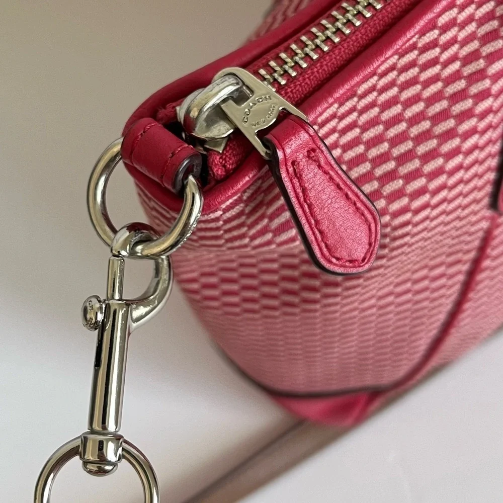 COACH Jacquard Kelsey Satchel Small Crossbody Bag F57244